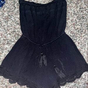 Xhilaration black romper. Size: SM. Worn once